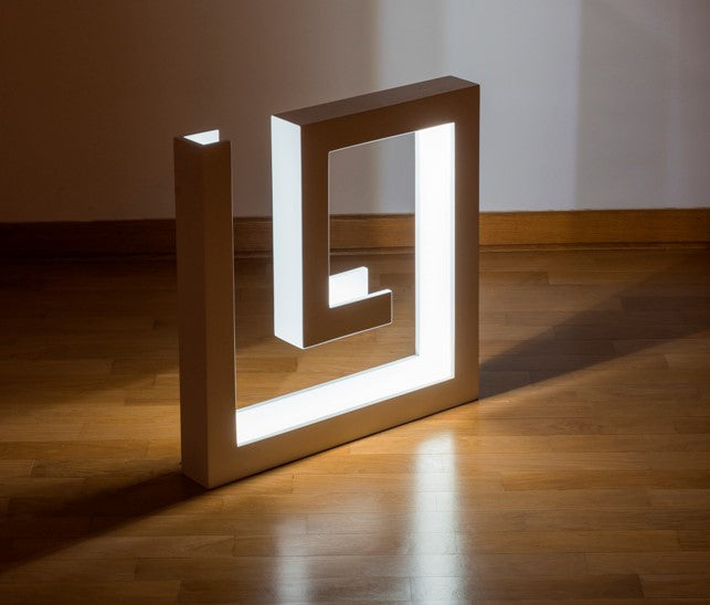 Labyrinth floor lamp