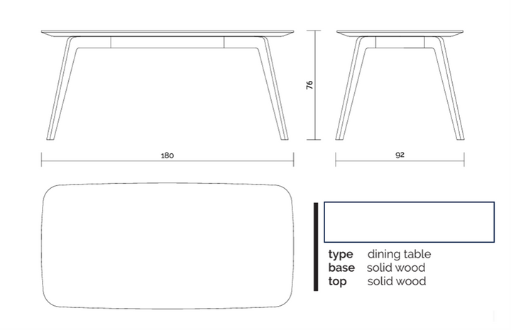 Dining table
